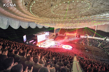 Moranbong Band Gives Performance in Presence of Kim Jong Un