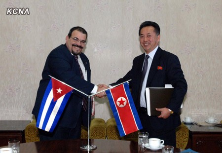 Protocols Inked between DPRK, Cuba