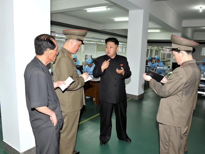 Kim Jong Un Provides Field Guidance to May 11 Factory