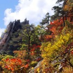 Autumnal Tints on Sejon Peaks - DPRK