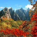 Jipson Peaks in Autumn - DPRK