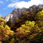 Wolchul Peak in Early Autumn - DPRK