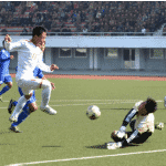 Premier Soccer Matches Under Way in DPRK