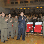 Kim Jong Un Enjoys Art Performance of Servicepersons