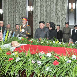 Kim Jong Un Visits Bier of Late Kim Kuk Thae