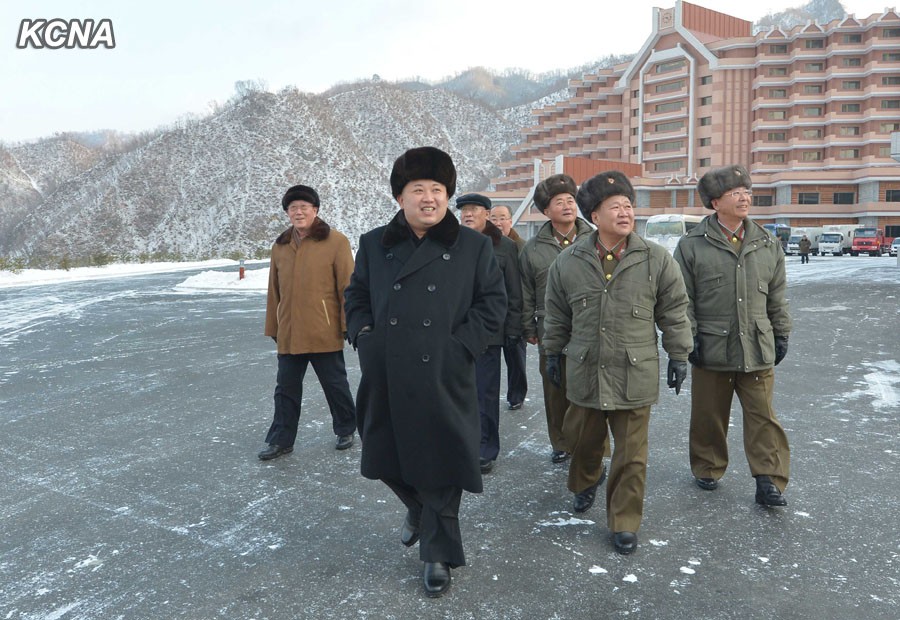 Kim Jong Un Visits Ski Resort on Masik Pass