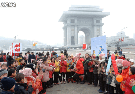 DPRK People Celebrate New Year's Day