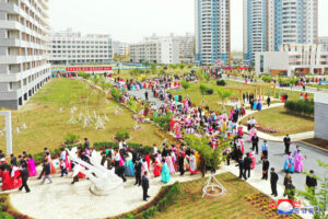 Housing ceremony in Taephyong, DPRK